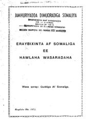 book Eraybixinta af somaliga ee hawlaha wasaradaha