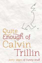 book Quite Enough of Calvin Trillin