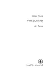 book Space race: an inside view of the future of communications planning