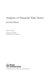 book Analysis of financial time series