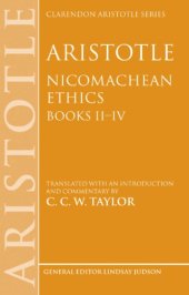 book Aristotle: Nicomachean Ethics, Books II-IV