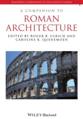 book A companion to Roman architecture