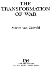 book Transformation of War