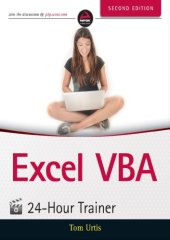 book Excel VBA 24-hour trainer