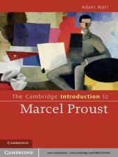 book The Cambridge Introduction to Marcel Proust