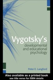 book Vygotsky's Developmental and Educational Psychology