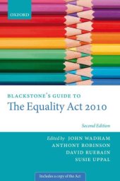 book Blackstone's Guide to the Equality Act 2010