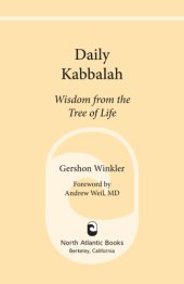 book Daily kabbalah: wisdom from the tree of life