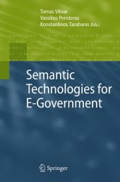 book Semantic technologies for e-government