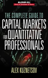 book Complete Guide to Capital Markets for Quantitative Professionals