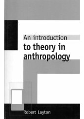 book An introduction to theory in anthropology