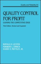 book Quality Control for Profit: Gaining the Competitive Edge, Third Edition,