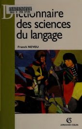 book Dictionnaire des sciences du langage