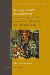 book Pouring Jewish Water into Fascist Wine