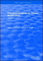 book Chemical Reagents for Protein Modification: Volume I