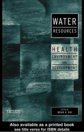 book Water Resources: Health, Environment and Development