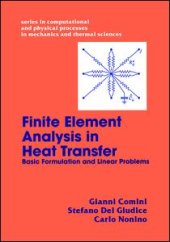 book Finite Element Analysis In Heat Transfer: Basic Formulation & Linear Problems