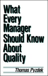 book What Every Manager Should Know about Quality