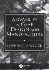 book Advances in Gear Design and Manufacture