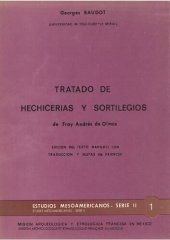 book Tratado de hechicerías y sortilegios de Fray Andrés de Olmos