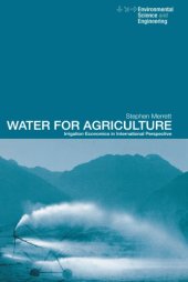 book Water for Agriculture: Irrigation Economics in International Perspective