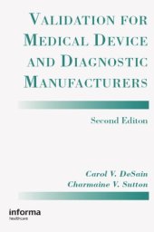 book Validation for Medical Device and Diagnostic Manufacturers