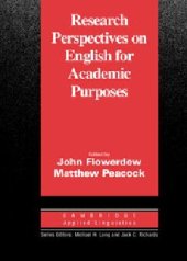 book Research Perspectives on English for Academic Purposes