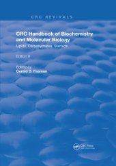 book Handbook of Biochemistry and Molecular Biology: Lipids Carbohydrates, Steroids