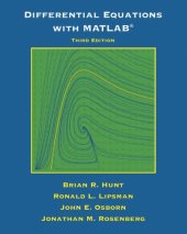 book Differential Equations with Matlab