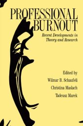 book Professional Burnout: Recent Developments In Theory And Research