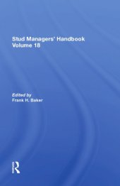 book Stud Managers' Handbook, Vol. 18