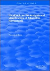 book Handbook for the Analysis and Identification of Alternative Refrigerants