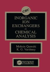 book Inorganic Ion Exchangers in Chemical Analysis