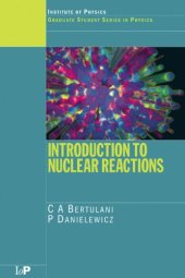 book Introduction to Nuclear Reactions