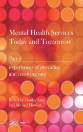 book Mental Health Services Today and Tomorrow: Pt. 1