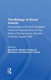 book The Biology Of Social Insects: Proceedings Of The Ninth Congress Of The International Union For The Study Of Social Insects