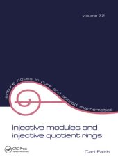 book Injective Modules and Injective Quotient Rings