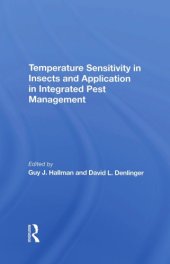 book Temperature Sensitivity In Insects And Application In Integrated Pest Management