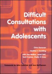 book Difficult Consultations with Adolescents