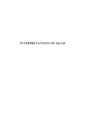 book Interpretations of Islam: Past and Present