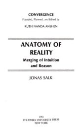 book Anatomy of Reality - Merging of Intuition and Reason