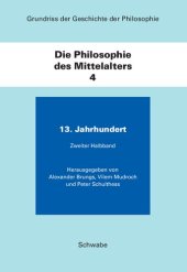 book Die Philosophie des Mittelalters. Band 4: 13. Jahrundert. 2. Halbband