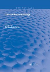 book Clinical Blood Rheology: Volume 1