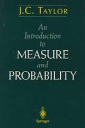 book An itroduction to measure and probability