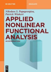 book Applied Nonlinear Functional Analysis: an Introduction