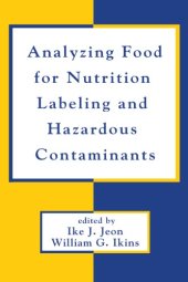 book Analyzing food for nutrition labeling and hazardous contaminants