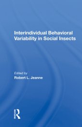 book Interindividual Behavioral Variability In Social Insects