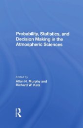 book Probability, Statistics, And Decision Making In The Atmospheric Sciences