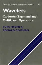 book Wavelets: Calderon-Zygmund and multilinear operators