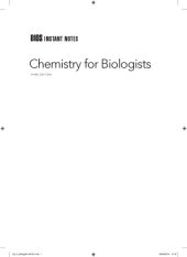 book Chemistry for biologists